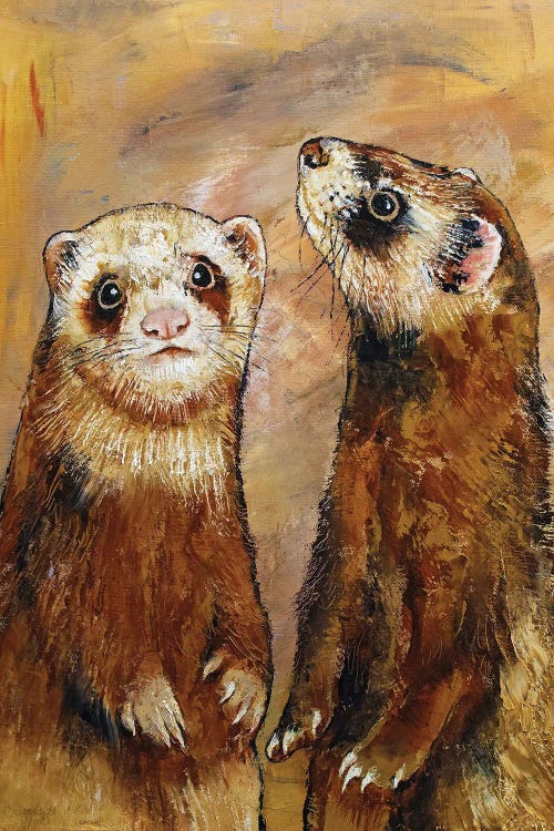 Ferrets by Michael Creese wall art