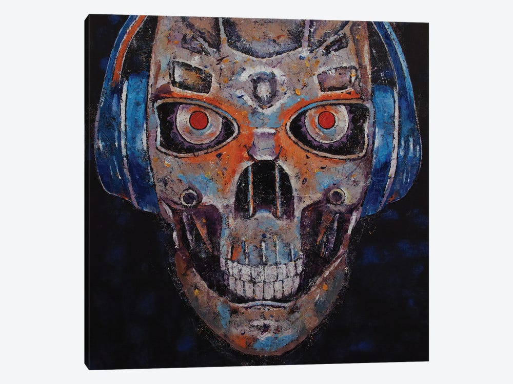 Skull Beats by Michael Creese 1-piece Art Print