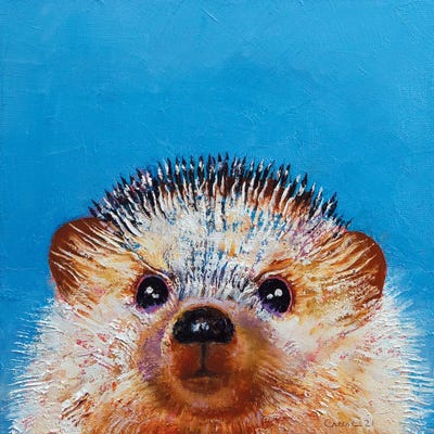 Little Hedgehog by Michael Creese art print