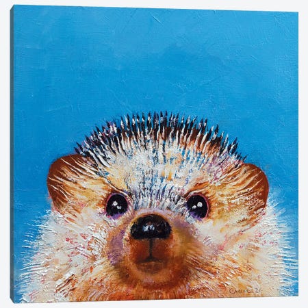 Little Hedgehog Canvas Print #MCR274} by Michael Creese Canvas Art Print