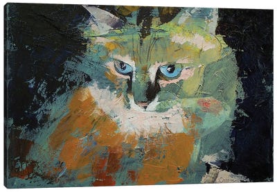 Himalayan Cat Canvas Art Print
