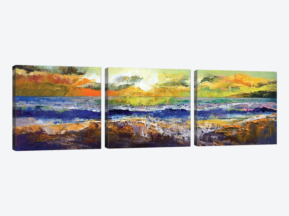 California Waves by Michael Creese 3-piece Canvas Art