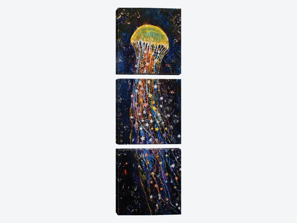 Jellyfish by Michael Creese 3-piece Canvas Artwork