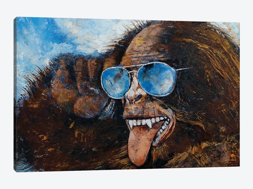 Bigfoot by Michael Creese 1-piece Canvas Print