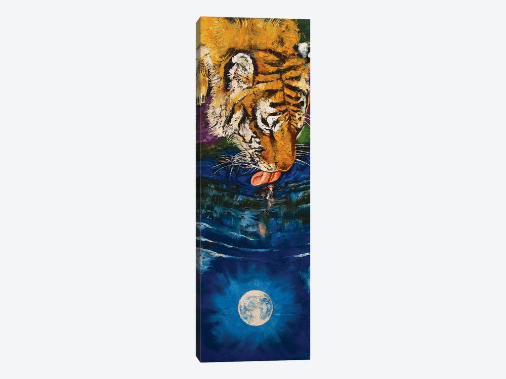 Tiger Moon by Michael Creese 1-piece Canvas Wall Art