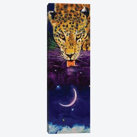 Leopard Moon Canvas Print #MCR283} by Michael Creese Art Print