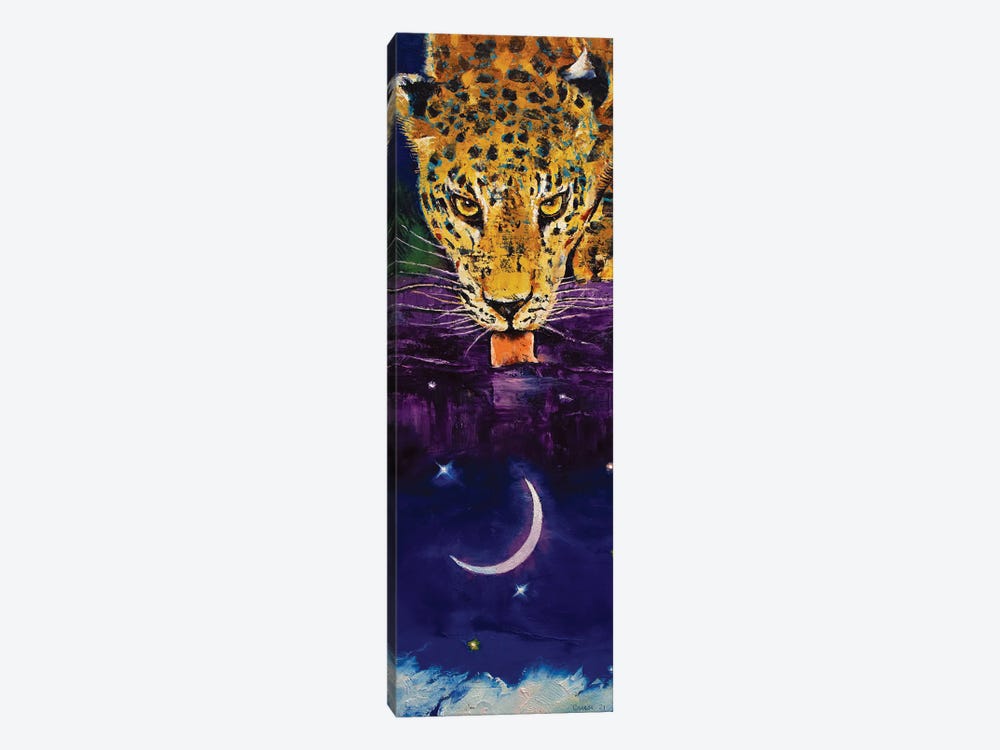 Leopard Moon by Michael Creese 1-piece Canvas Art Print