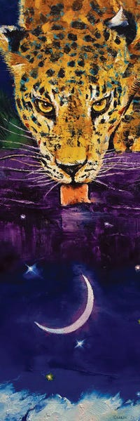Leopards: Leopard Moon by Michael Creese