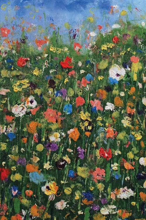 Abstract Wildflowers by Michael Creese wall art