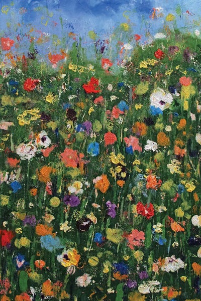 Wildflowers: Abstract Wildflowers by Michael Creese