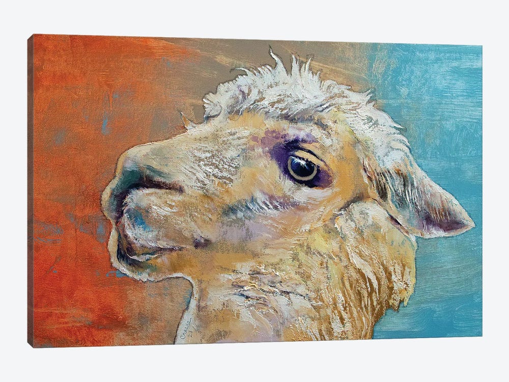 Alpaca by Michael Creese 1-piece Canvas Artwork