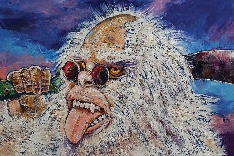 Yeti Machete by Michael Creese wall art