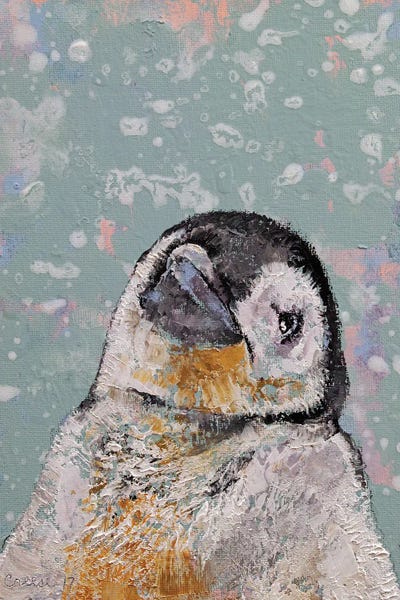 Penguins: Baby Penguin Snowflakes by Michael Creese