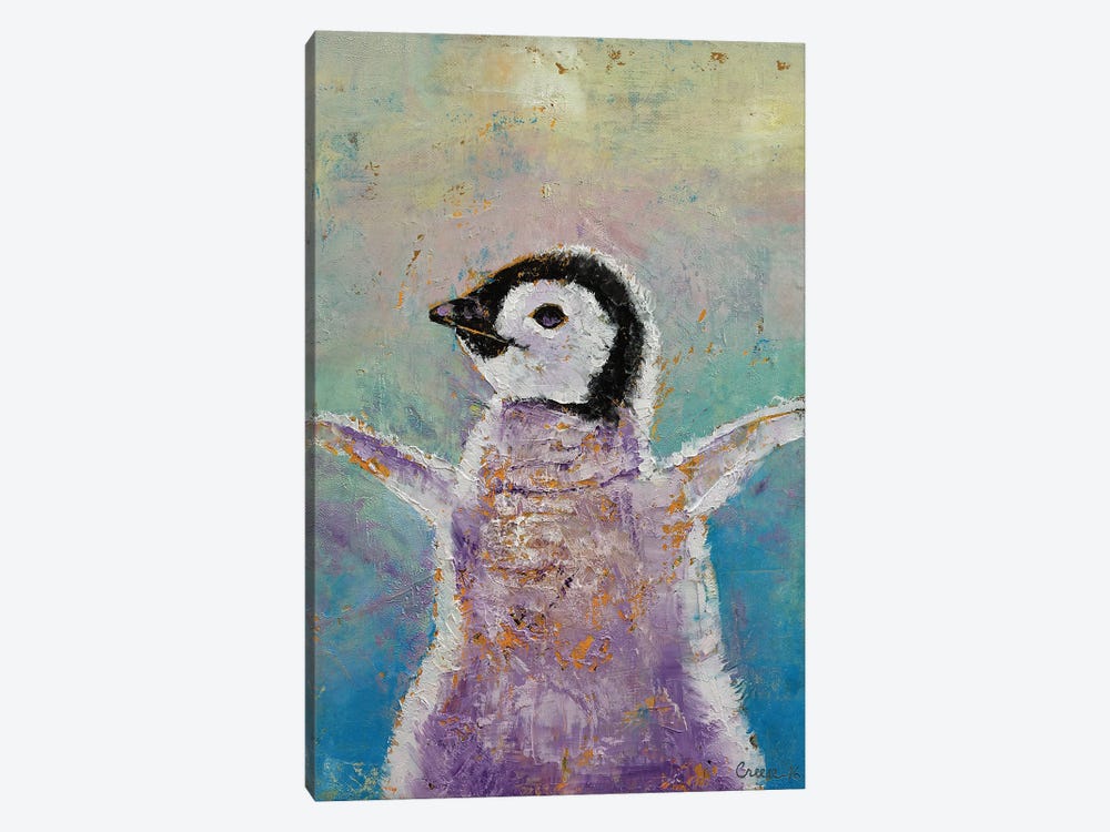 Baby Penguin by Michael Creese 1-piece Canvas Art Print