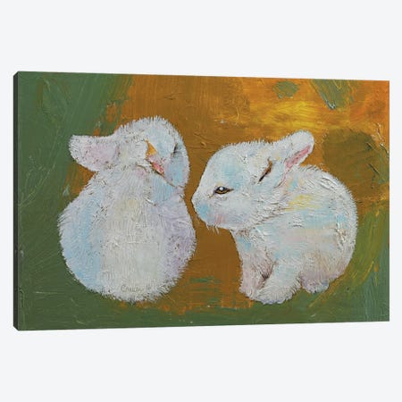 Bunnies Canvas Print #MCR299} by Michael Creese Canvas Art