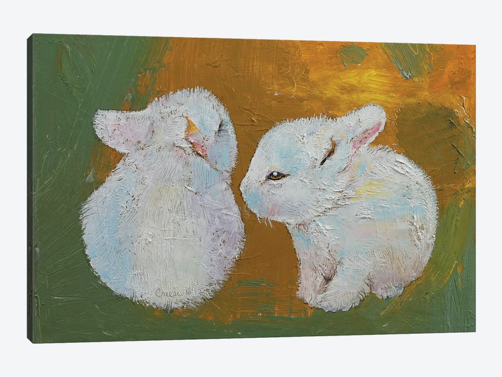 Bunnies by Michael Creese 1-piece Canvas Art