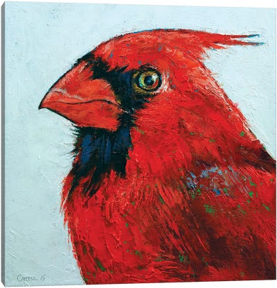 Cardinal Canvas Art Print - Michael Creese