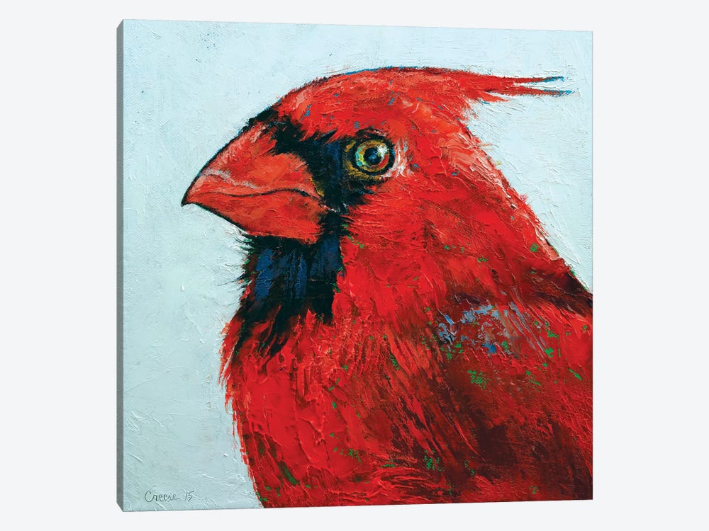 Cardinal by Michael Creese 1-piece Canvas Artwork