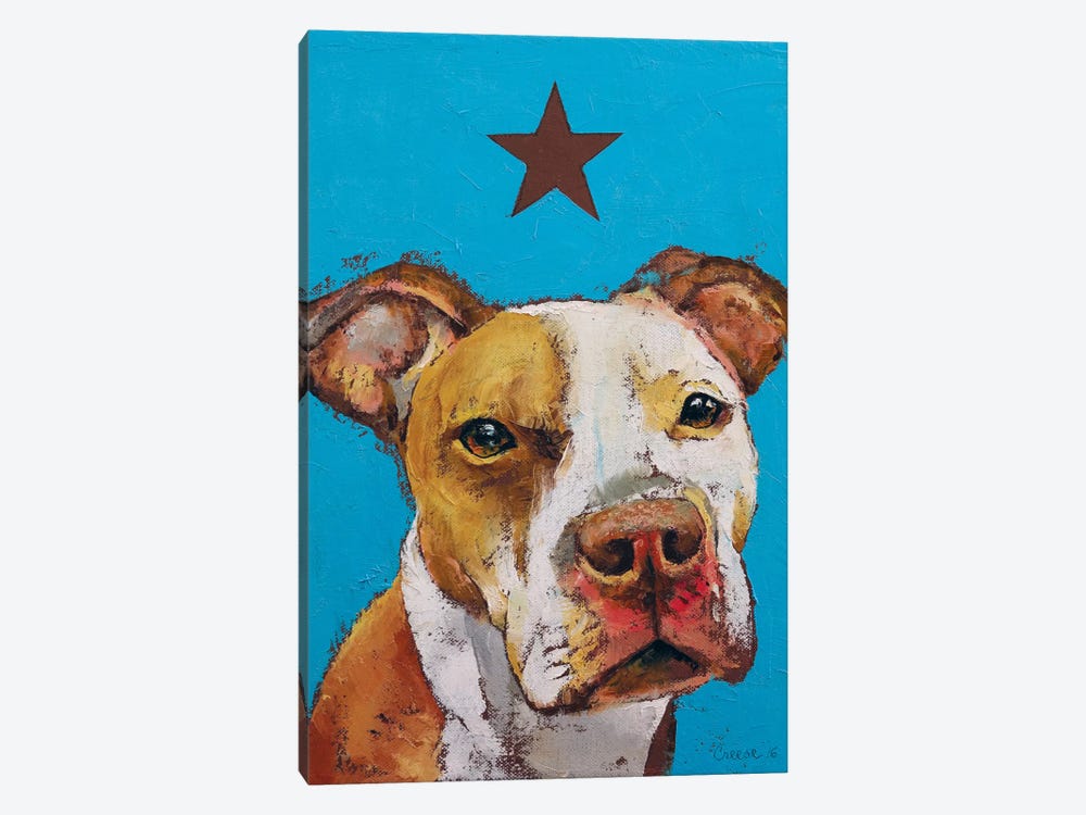 American Pit Bull by Michael Creese 1-piece Canvas Artwork