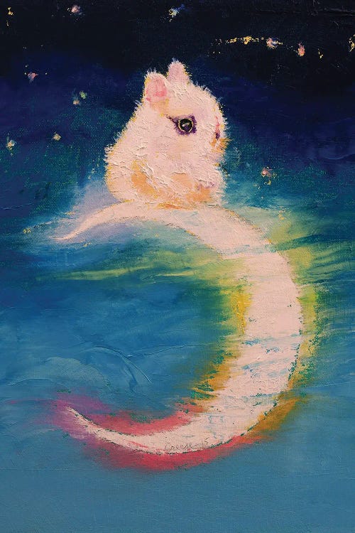 Moon Bunny by Michael Creese wall art