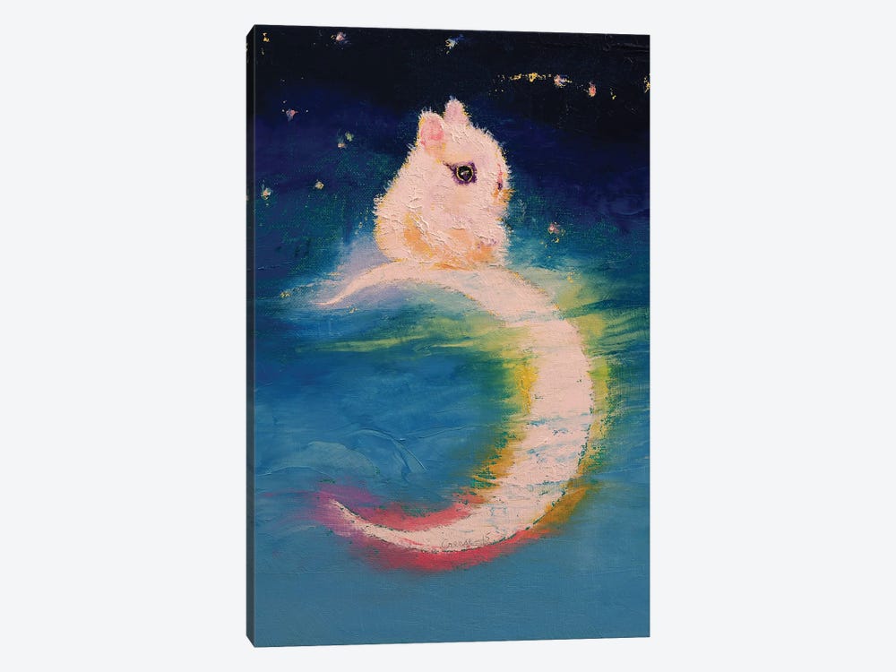 Moon Bunny by Michael Creese 1-piece Canvas Art Print