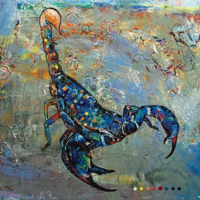 Scorpion by Michael Creese framed wall art