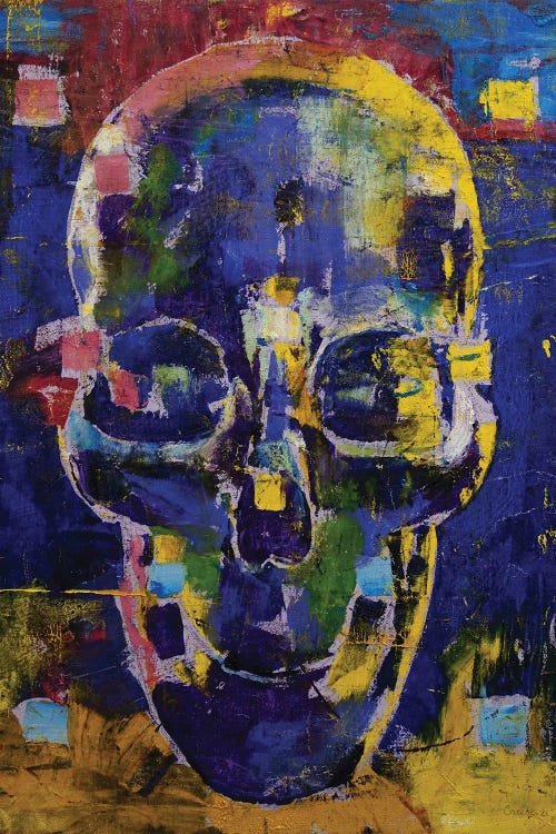 Cyber Skull by Michael Creese wall art