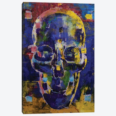 Cyber Skull Canvas Print #MCR311} by Michael Creese Canvas Art Print