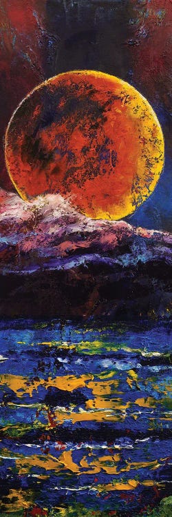 Super Blood Wolf Moon by Michael Creese wall art