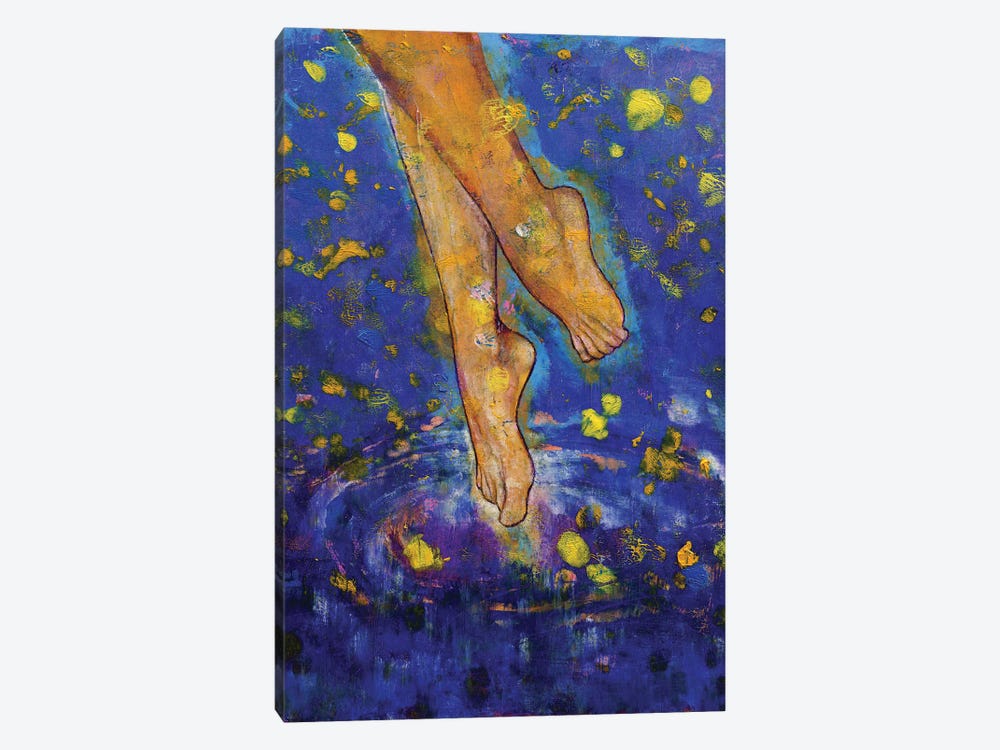 Skinny Dipping by Michael Creese 1-piece Canvas Wall Art