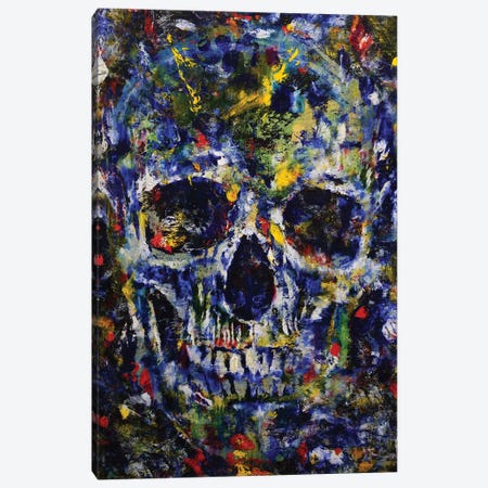 Skull Abstract Canvas Print #MCR318} by Michael Creese Art Print