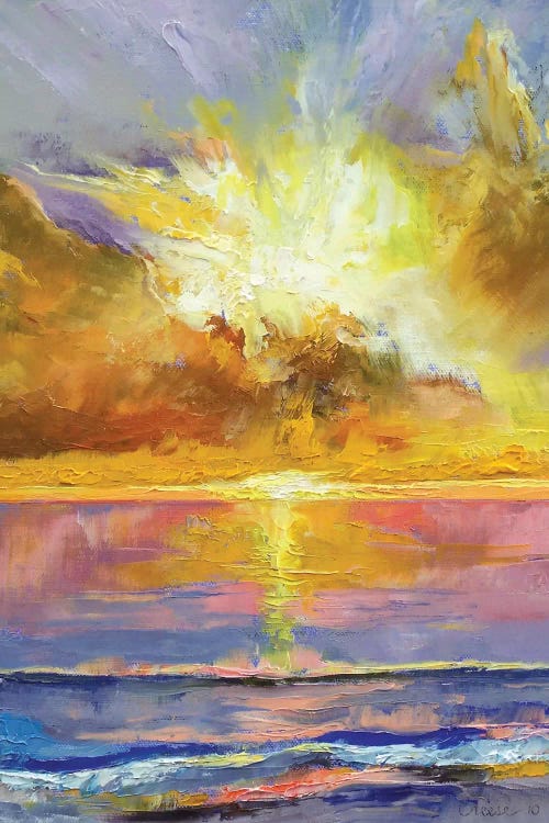 Caribbean Sunset by Michael Creese wall art