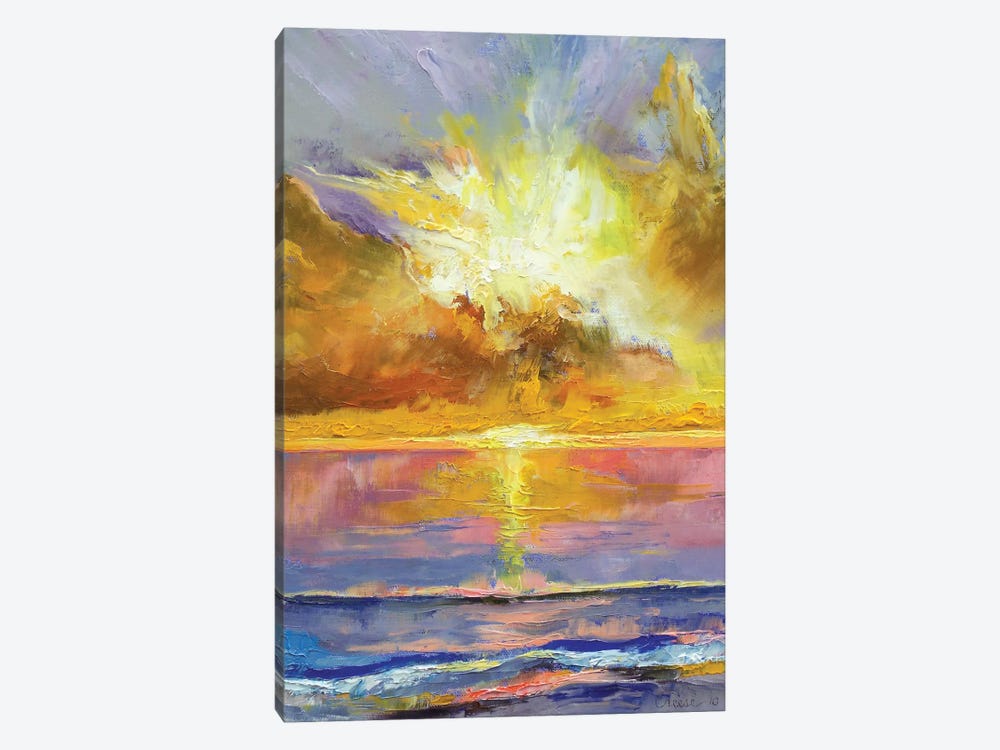 Caribbean Sunset by Michael Creese 1-piece Canvas Art Print