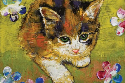 Calico Kitten by Michael Creese art print