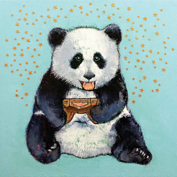 Pandas: Panda Gamer by Michael Creese