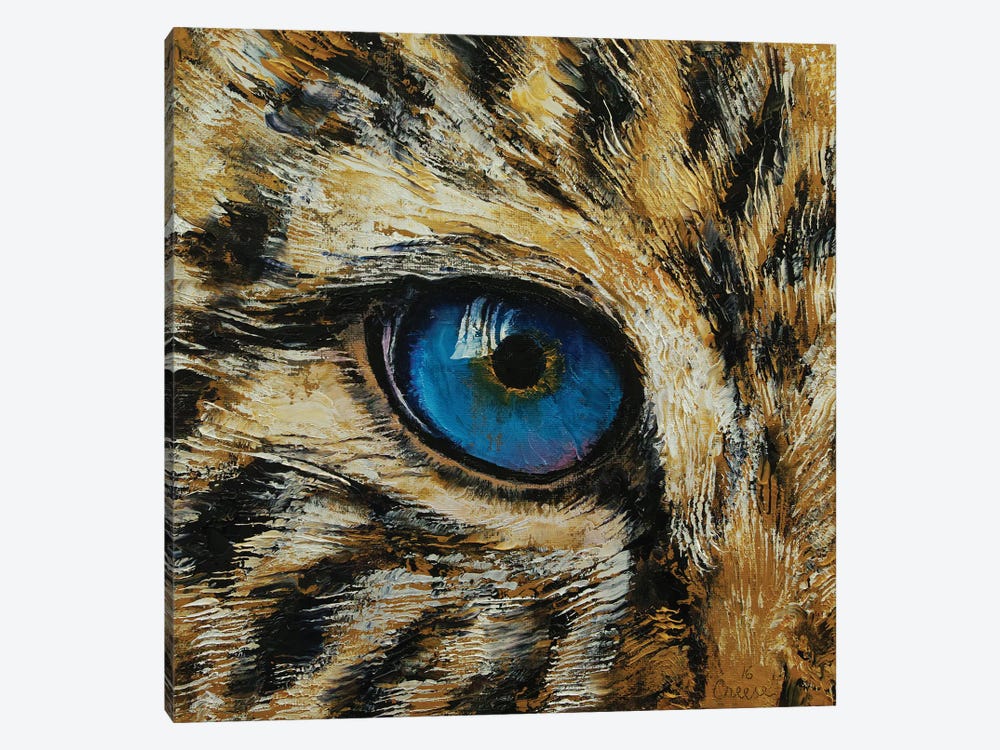 Leopard Eye by Michael Creese 1-piece Art Print