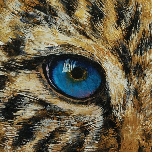 Leopards: Leopard Eye by Michael Creese