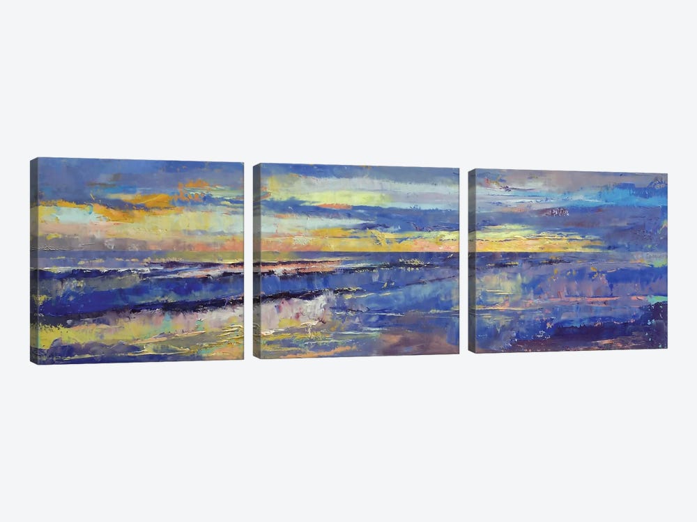 Costa Rican Sunset by Michael Creese 3-piece Canvas Print