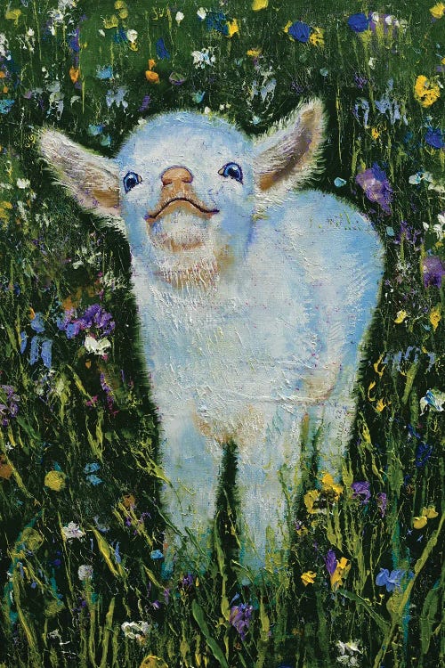 Baby Goat by Michael Creese wall art