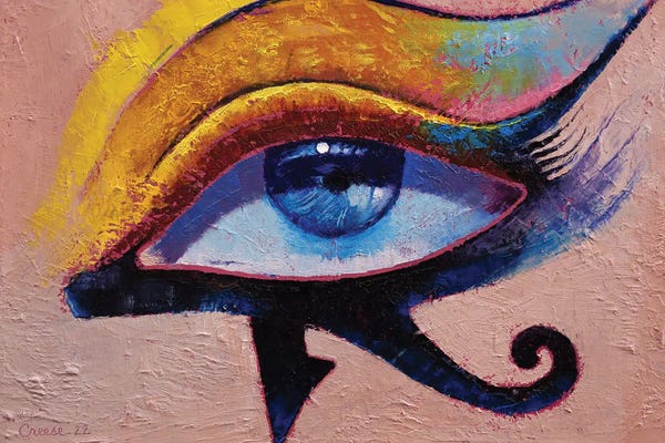 Make-Up: Eye Of Horus by Michael Creese