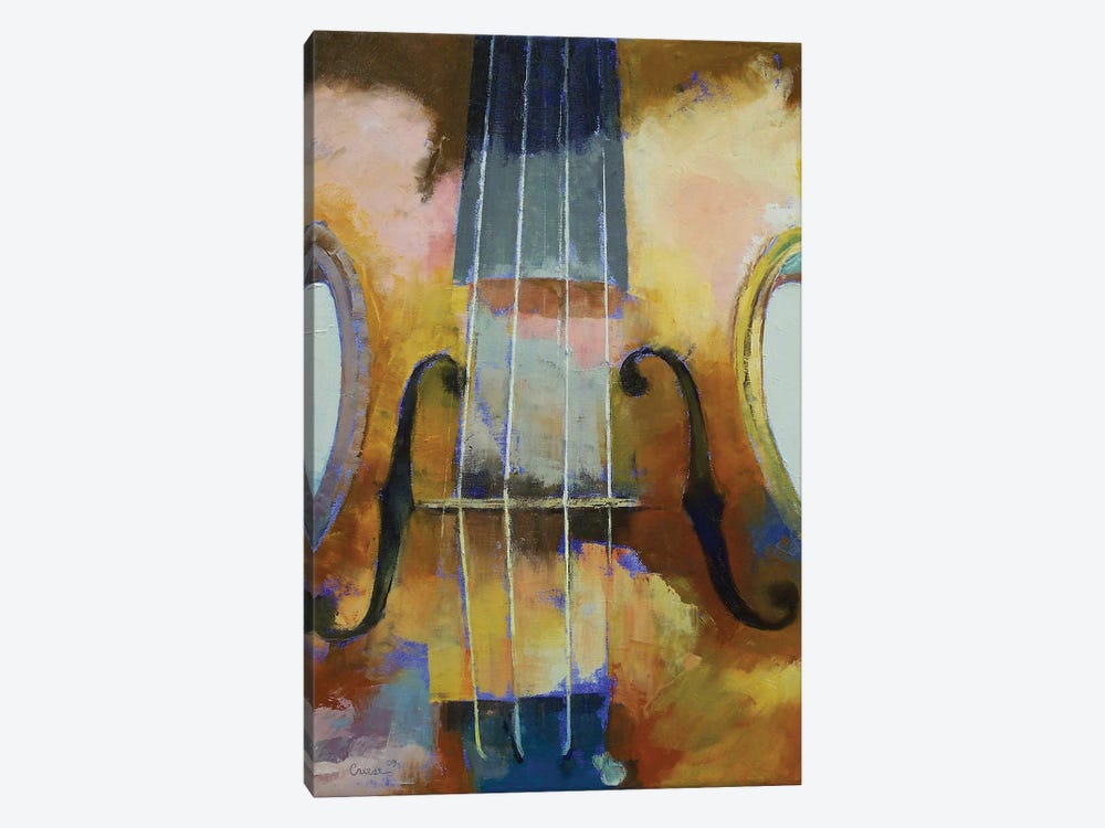 Violin Painting by Michael Creese 1-piece Canvas Artwork