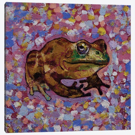 Bullfrog Canvas Print #MCR369} by Michael Creese Canvas Artwork