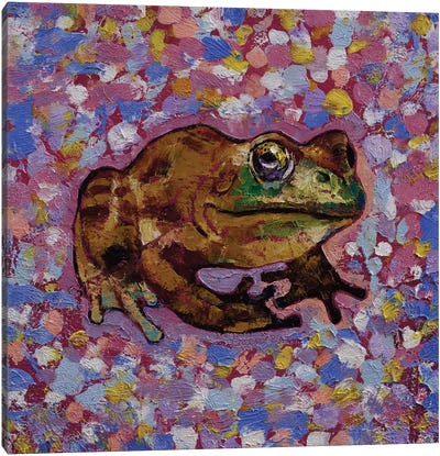 Bullfrog Canvas Art Print - Michael Creese