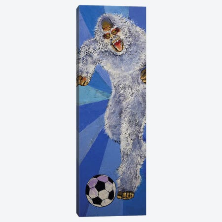 Yeti Soccer Fan Canvas Print #MCR371} by Michael Creese Canvas Art Print