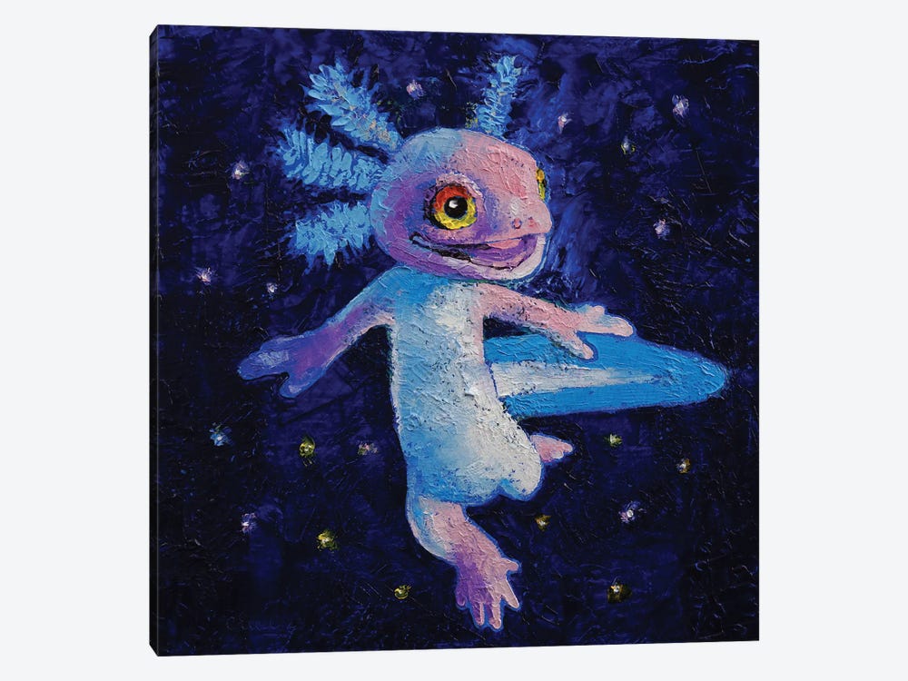 Axolotl by Michael Creese 1-piece Art Print