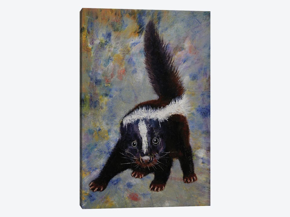 Baby Skunk by Michael Creese 1-piece Canvas Artwork