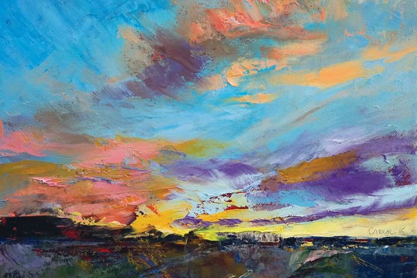 Abstract: Desert Highway by Michael Creese