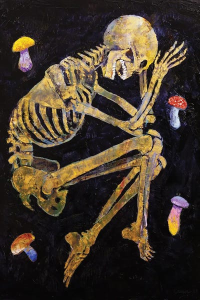 Skeletons: Skeleton Mushrooms by Michael Creese