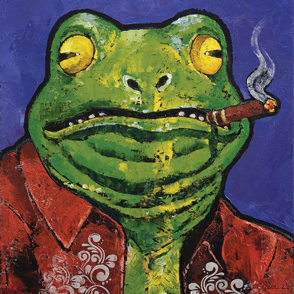 Office Humor: Vegas Frog by Michael Creese