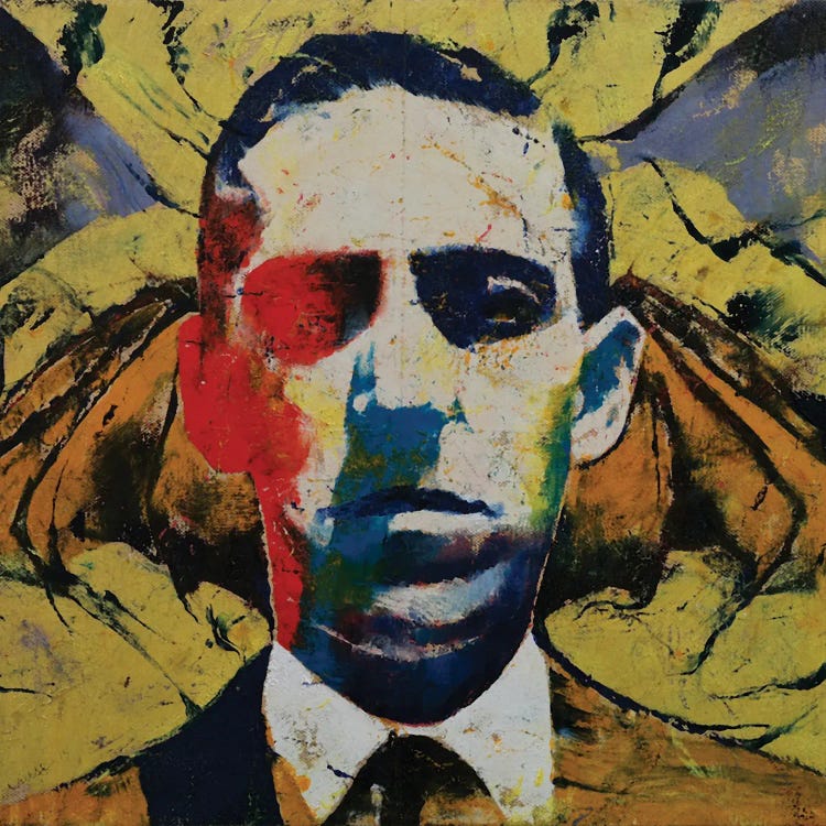 H.P. Lovecraft by Michael Creese wall art